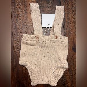 Oat and Co size 6-12 months Suspender Overalls